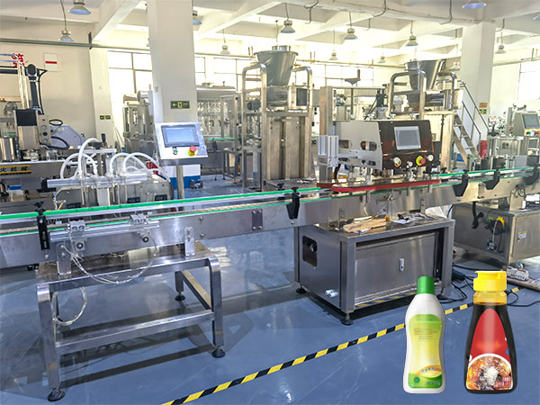 全自動液體灌裝機生產線