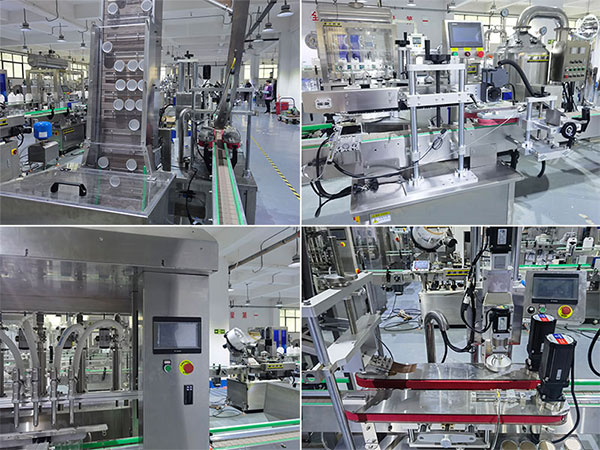 全自動液體灌裝機生產(chǎn)線